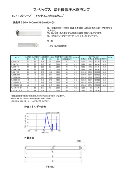 フィリップス 紫外線低圧水銀ランプ