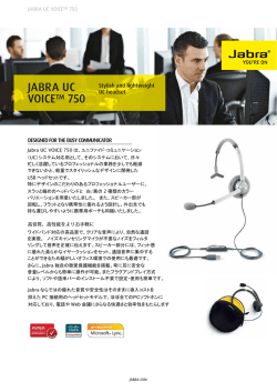 JABRA UC VOICE&trade; 750
