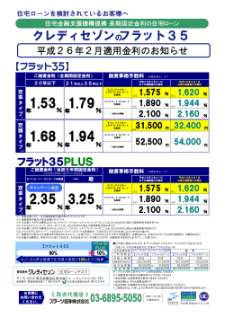 フラット35PLUS