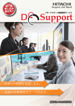 DoSupport 商品カタログ （PDF形式、1127Kバイト）