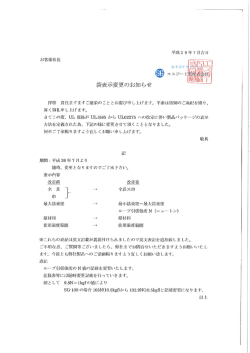 袋表示変更のお知らせ