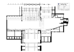 中劇場 ABオケピ断面図 200