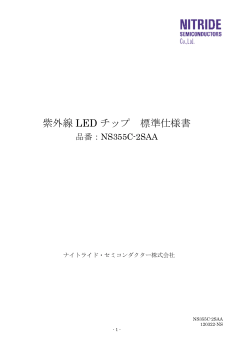 仕様書(PDF/165KB) - ナイトライド・セミコンダクター
