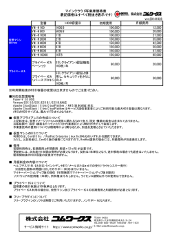 マインクラウド写楽庫料金表