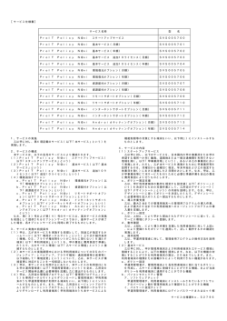 ［サービス仕様書］ サービス名称 型 名 ProIT Policy N＠vi スタートアップサ