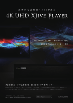 4K UHD X]ーVE PLAYER