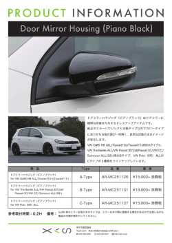 Door Mirror Housing (Piano Black)