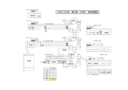 平成26年度 鶴川第一小学校 教室配置図