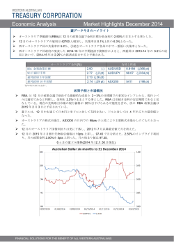 Economic Analysis Market Highlights December 2014