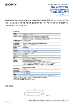 DWM-02N/WL DWM-02N/WM DWM