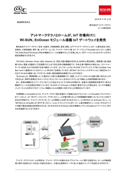 IoT 市場向けに Wi-SUN