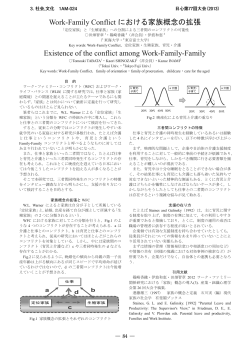 Work-Family Conflict における家族概念の拡張