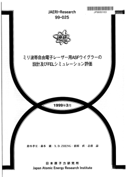 JAERI-Research 99-025
