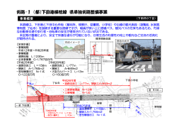 街路-1 （都）下田港横枕線 県単独街路整備事業