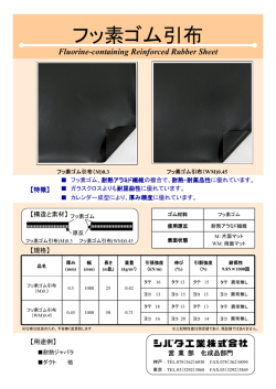 フッ素ゴム引布