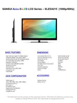 SANSUI Accu D-LED LCD Series – SLED4215