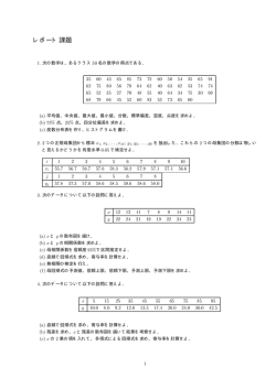 レポート課題