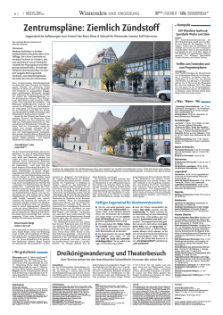 Winnender Zeitung vom 05.12.2011