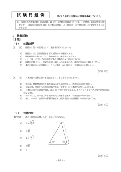 試験問題例