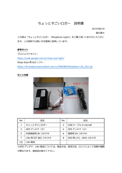ちょっとすごいロガー 説明書