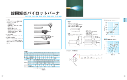 旋回短炎パイロットバーナ
