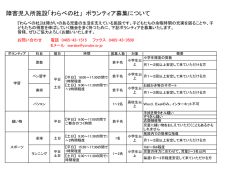 詳細につきましてはこちらをご覧ください（PDF）。