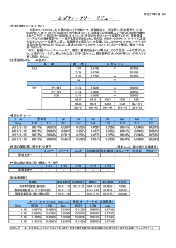レポウィークリー リビュー