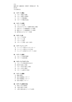 詳細目次