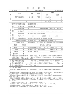 妻沼中央地区物件調書（PDF：1394KB）