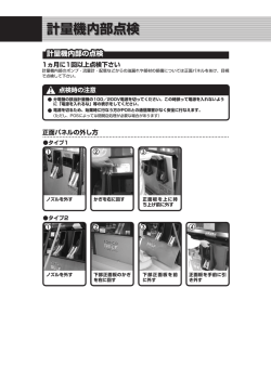 計量機内部点検