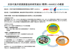 次世代海洋資源調査技術研究組合（略称 J