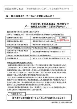 Q． A． - 日本木造住宅産業協会
