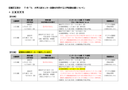 記載訂正部分 P.49「5．大学入試センター試験を利用