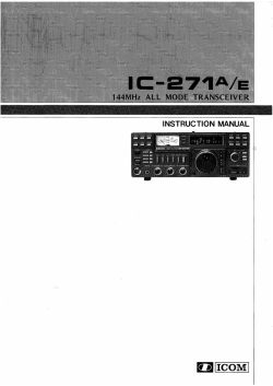 icom 271a manual