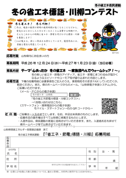 募集チラシ (PDF documentファイル サイズ： 481Kb)
