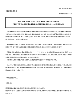 東京 下町の人気宿「澤の屋旅館」の外国人宿泊者アンケート