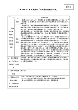 資料4-1 低炭素社会実行計画（PDF形式：579KB）