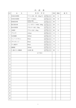 内 訳 書