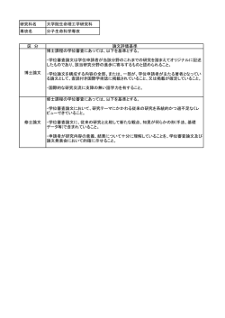 分子生命科学専攻 - 東京工業大学 大学院生命理工学研究科 生命理工