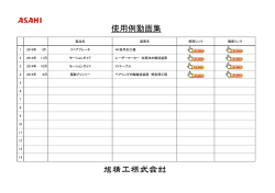 使用例動画集