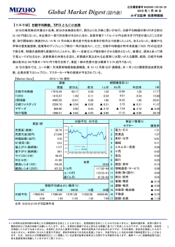 国内マーケット概況