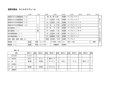 委員会役割・タイムスケジュール