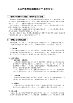 上三川町農業再生協議会水田フル活用ビジョン 1