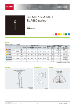 SLI-580 / SLA-580 / SLA580 series : LED