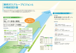 東邦ガスグループビジョンと中期経営計画 [PDF：473KB]
