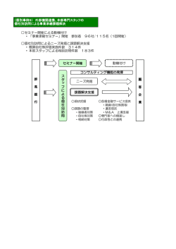 （個別事例9） 外部機関連携、本部専門スタッフの個社別訪問による事業