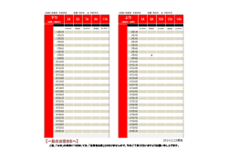 上り 6A 8A 10A 12A 14A 下り 3A 5A 7A 9A 11A