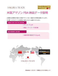お客様のお荷物を中国から米国アマゾン FBA へ納品する手順を説明