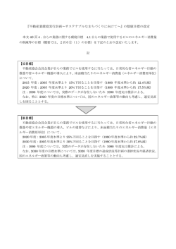 不動産業環境実行計画～サステナブルなまちづくりに向けて