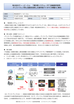 株式会社ティービーエム 「環吉君システム」（FIT 設備認定取得） グリ